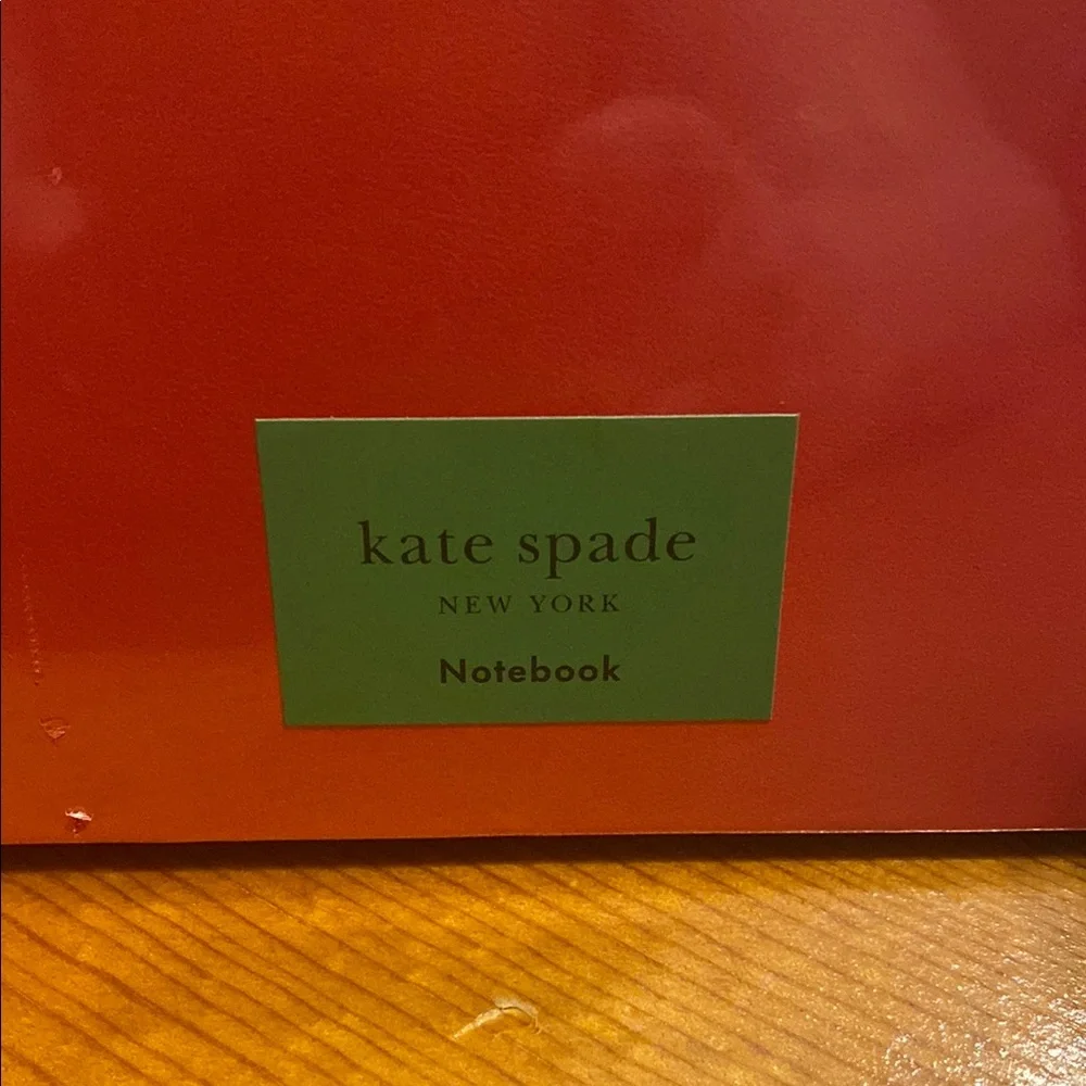 Kate Spade Red Heart Notebook